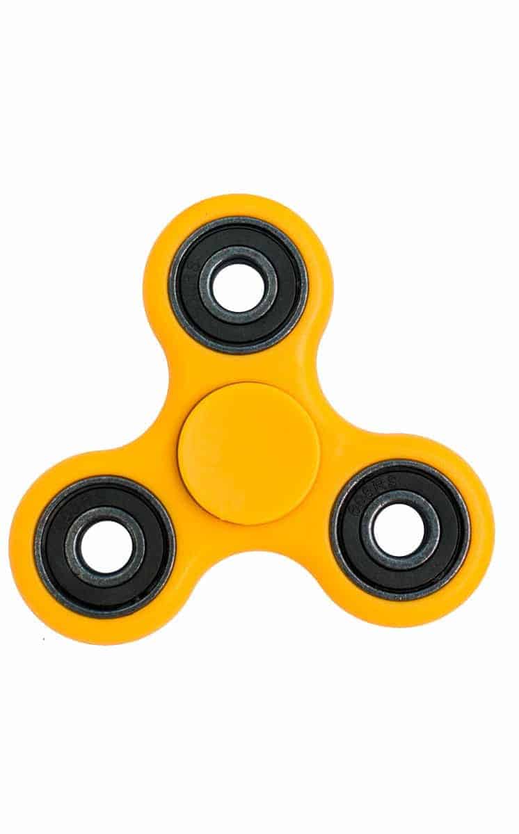 fidget spinner yellow